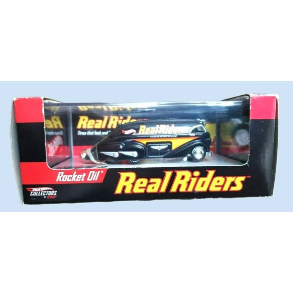 2005 Hot Wheels ROCKET OIL REAL RIDERS 1:64 BLACK Limited Edition